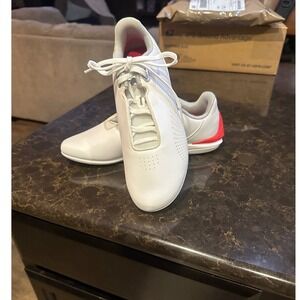 Puma Ferrari Drift Cat Decima White Red Motorsport Driving Shoes 307193-02 SZ 7